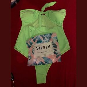 SHEIN Neon Green Swimsuit